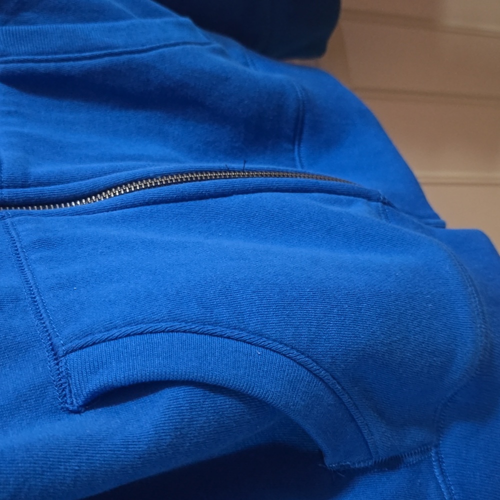 Express Mens Blue Hoodie - Picture 4 of 6